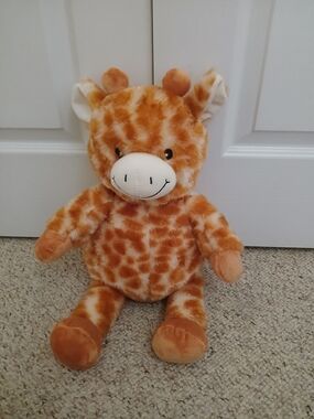 Plush Giraffe Cuddly Toy - Orange Giraffe Stuffed Animal